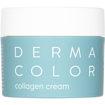 Dermacolor Collagen Cream 50 ml in turquoise pot met witte deksel