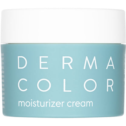 Dermacolor Moisturizer Cream 50 ml in turquoise pot met witte deksel