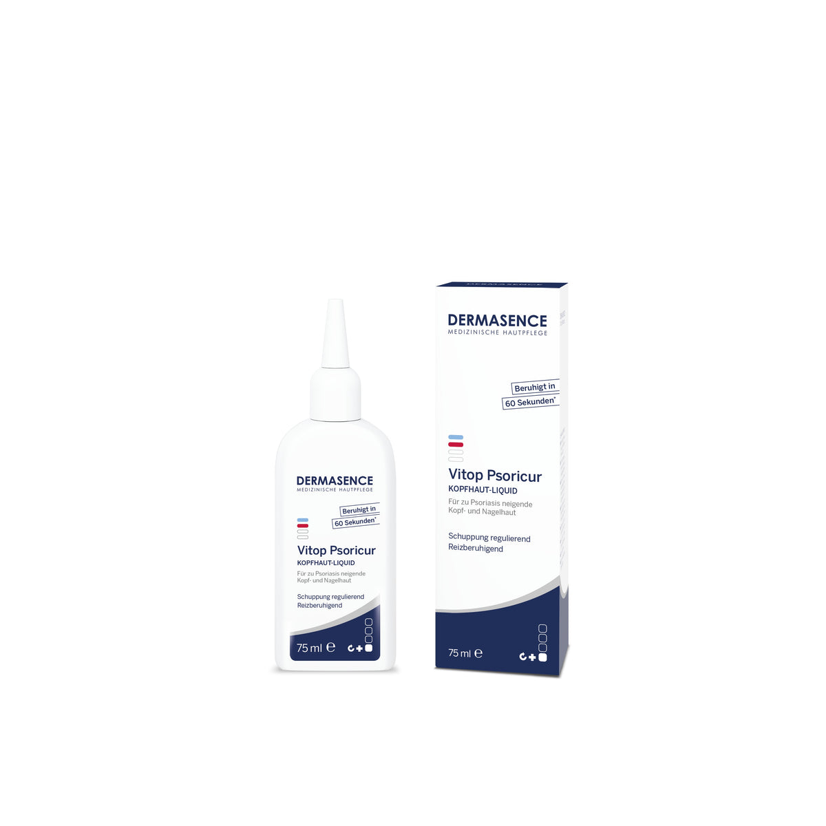 DERMASENCE Vitop Psoricur Scalp liquid 75 ml – productverpakking